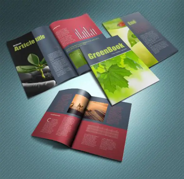 15 Free A4 Brochure Booklet Template InDesign