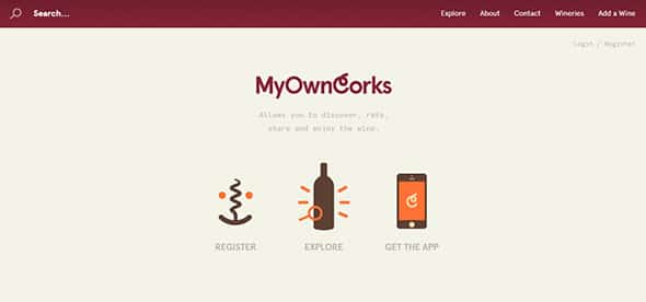 MyOwnCorks -For wine lovers Vector Art