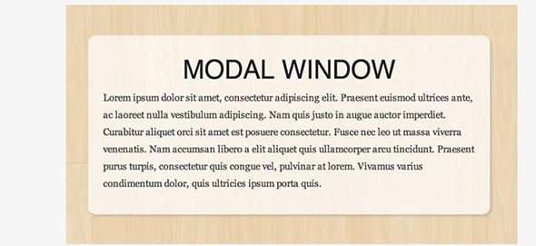 Build Adaptive CSS Modal Windows