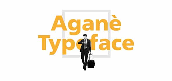 Aganè Font on Behance