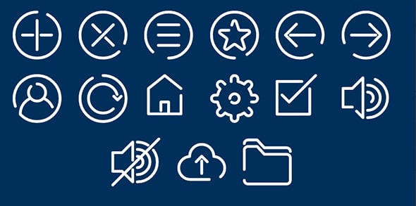 Animated SVG line icons