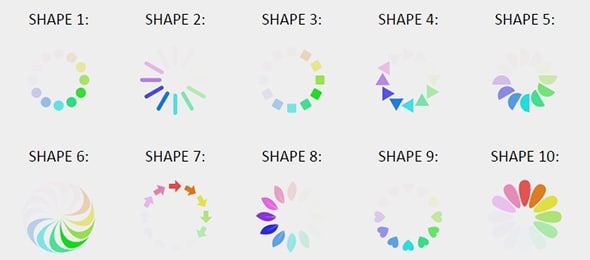 Rainbow Spinner Loader - SVG Animation