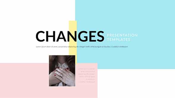 changes powerpoint presentation template
