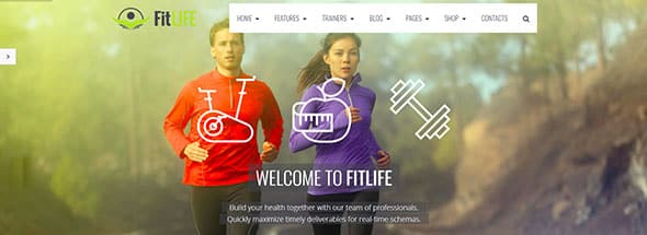 FitLife Professional Website Template