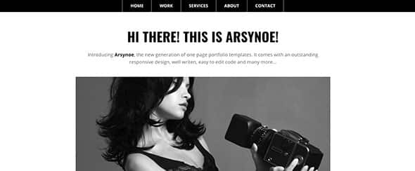 Arsynoe _ Professional Website Template