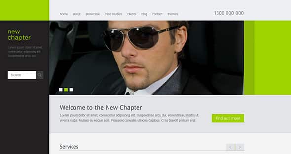 New Chapter Site PHP Website Template