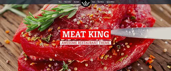 Open Source Website Template Meatking