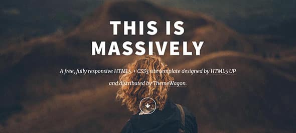 Massively Open Source Website Template