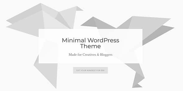 5 Mindest - Minimal WordPress Blog Theme