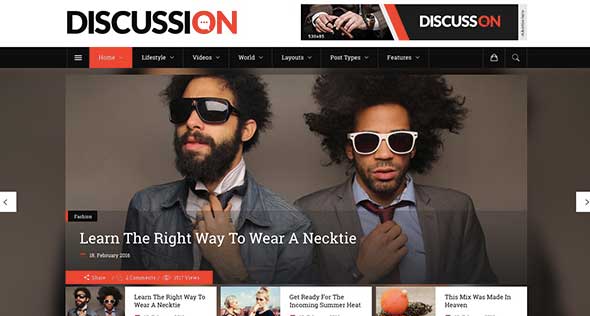 20 Discussion News Website Template