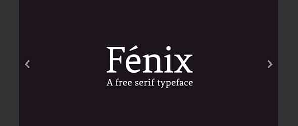 11 Fenix STD Legible Font