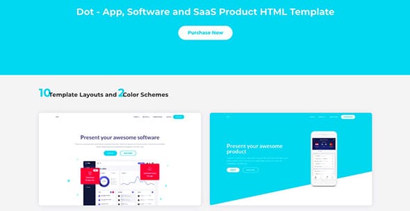 13 Dot - App, Software and SaaS Product HTML Template