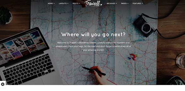 2 Trawell - WordPress travel theme