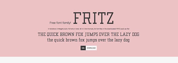 4 Fritz Legible Fonts