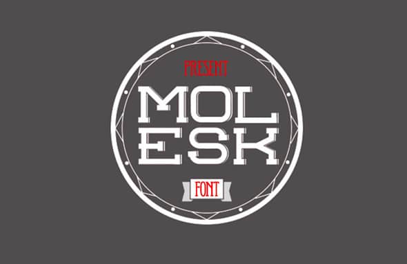 11 Molesk Free Classic Font