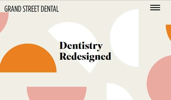 20 Beautiful Dental Website Design Examples for Dentists - Grand Street Dental