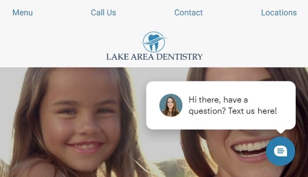 20 Beautiful Dental Website Design Examples for Dentists - Lake Area Dentistry
