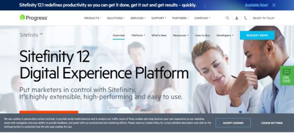 Sitefinity Content Management System 