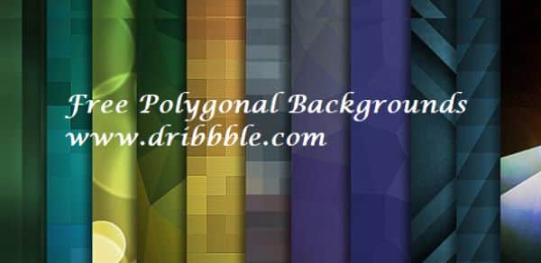 12 Free Polygon Backgrounds