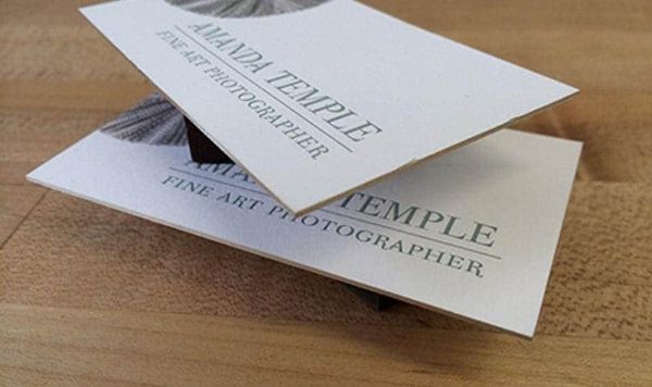 heavy and durable business cards