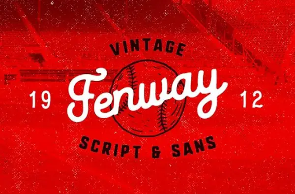 Free Retro Fonts All Designers Must Have: Fenway