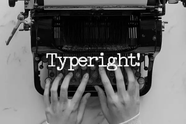 Creative Typewriter Fonts For Your Collection: Type Right
