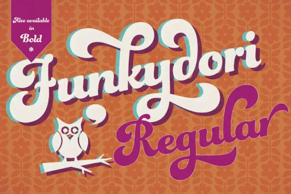 Free Psychedelic Fonts All Designers Must Have: Funkydori
