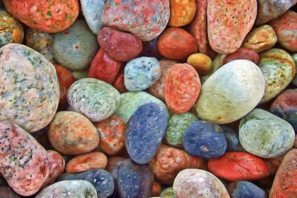 Free Stone Textures for your Collection: Colorful Pebbles