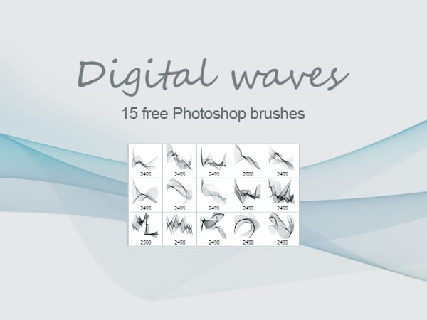 Most Useful Photoshop Brushes in 2021: Digital Waves