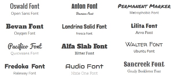 Ultimate Font Pairing CheatSheet to Help Designers Choose the Right Fonts: Complementary Fonts