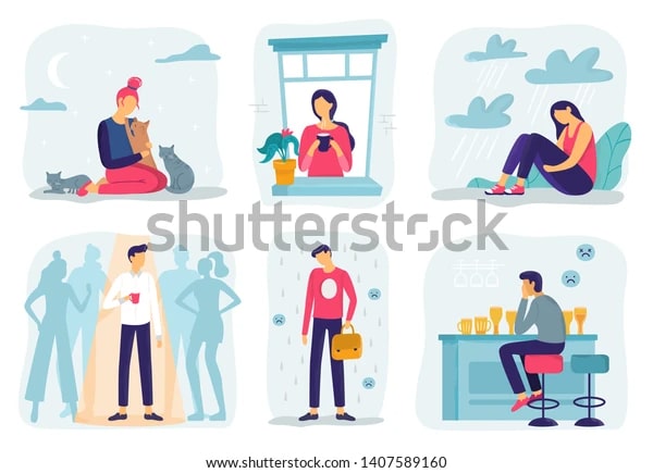 Mental Health Related Illustrations at Shutterstock