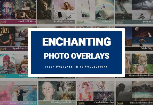 Overlays For Photoshop Bundles: The Enchanting Photo Overlays Bundle