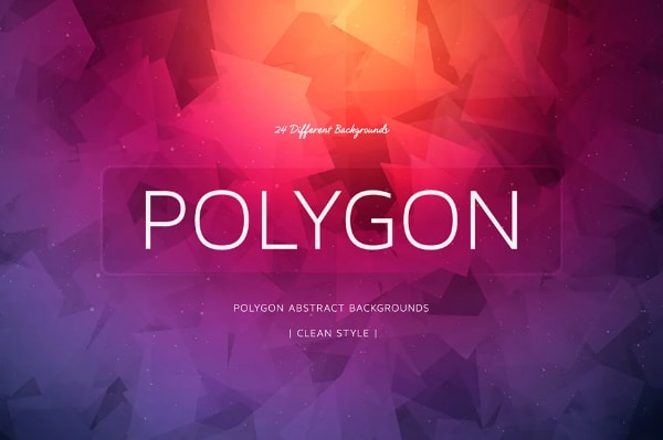 Polygon Colorful Backgrounds