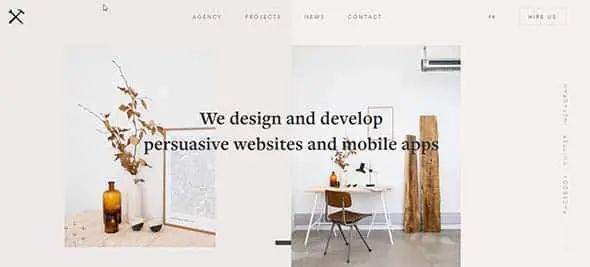 Belle Epoque Digital Agency Minimalist website
