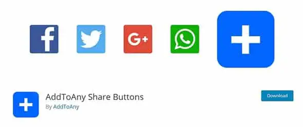 AddToAny Share Buttons Plugins on Wordpress Blogs