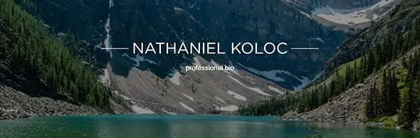 Nathaniel Koloc Business Card Websites