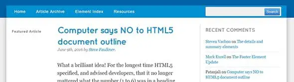 HTML5 Doctor