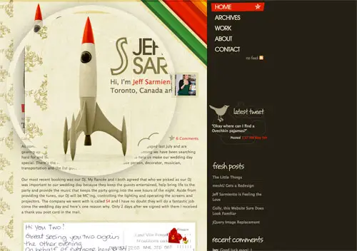 Rockets in web design