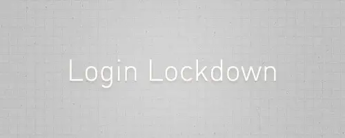 Login Lockdown