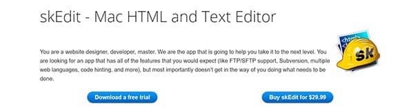 skEdit Mac HTML and Text Editor Editing Apps For Mac Designers