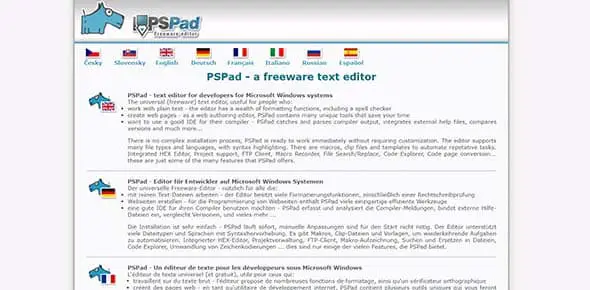 Editor PSPad Editing Apps For Windows