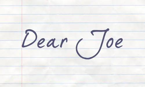 Free Handwriting Fonts: Dear Joe