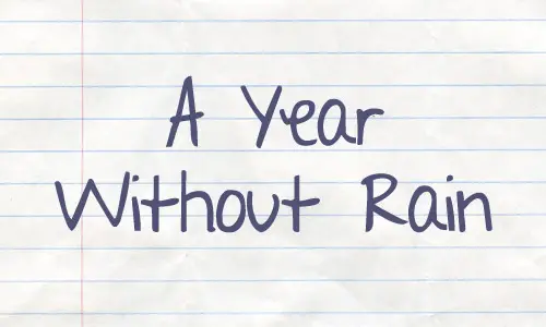 Free Handwriting Fonts: A Year Without Rain