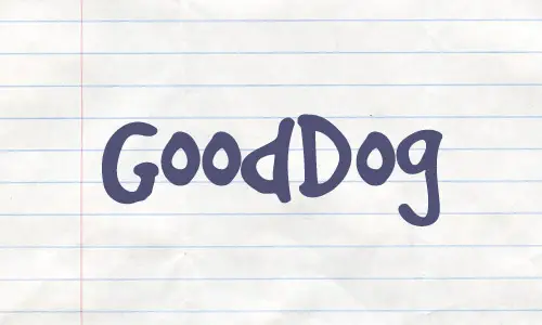 Free Handwriting Fonts: GoodDog