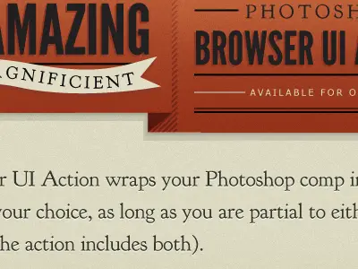 Photoshop Browser UI Action
