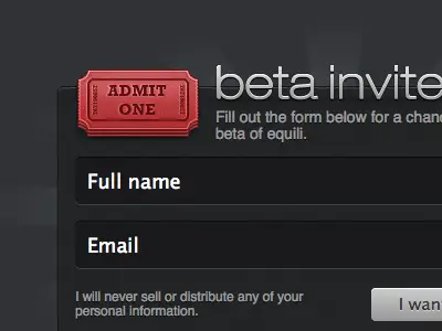 Beta invite
