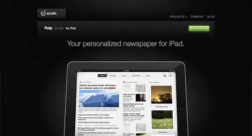 View the iPad app website