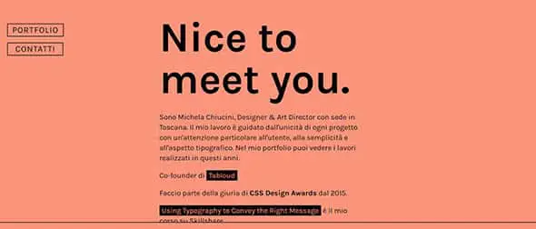 Michela Chiucini Wide Website Designs 