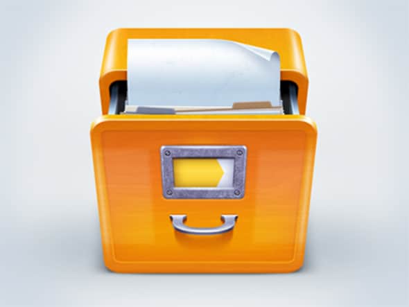 Folder Box iOS Icon