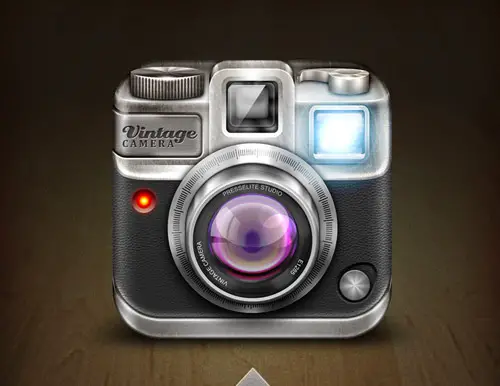 Camera iOS App Icon by Aditya Nugraha Putra
